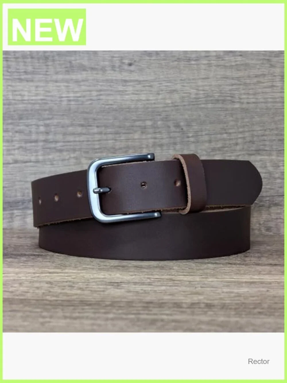 34mm Full Grain Leather Belt - Made in England - Men's Dress & Casual